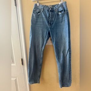 Everlane The High Rise Cheeky Straight Jean, size 28 ankle